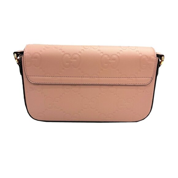 GUCCI Pink Leather Shoulder Bag - Picture 2 of 14